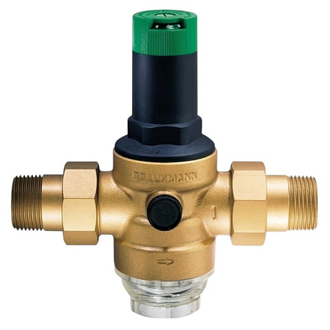 Редуктор понижения давления Resideo (Honeywell) D06F-1/2A DN15 16бар 40°C с фильтром - фото