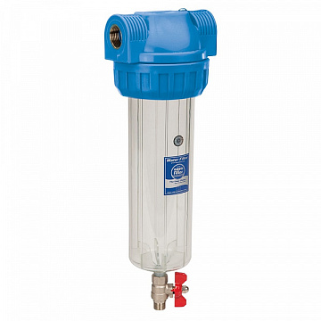 Промивний магістральний фільтр Aquafilter FHPR1-3V_R G1'' (латунь) 10'' 45°C 8bar без картриджа - фото