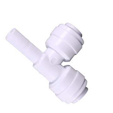 Тройник 4SST4 (A4SRT4) 1/4'' (трубка Ø6мм - трубка Ø6мм - стержень Ø6мм) - фото