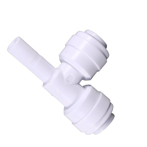 Тройник 4SST4 (A4SRT4) 1/4'' (трубка Ø6мм - трубка Ø6мм - стержень Ø6мм) - фото