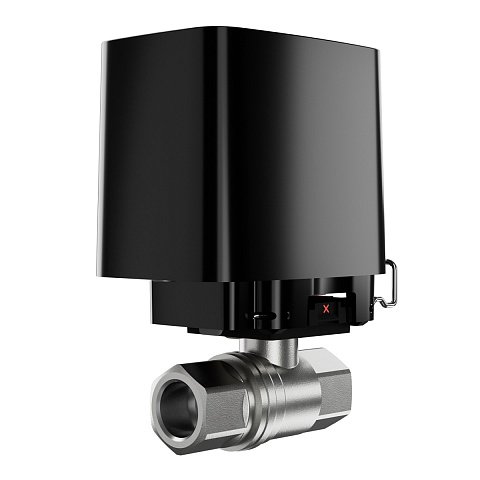 Кран кульовий з електроприводом AJAX WaterStop 3/4'' DN30 PN10 чорний - фото