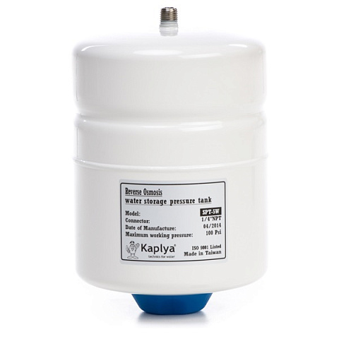 Бак для обратного осмоса Kaplya SPT-5W (2/1,4л) G1/4'', сталь - фото