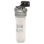 Фильтр-колба Atlas Filtri DP MONO SANIC (прозр.)  Ø3/4'' OT (латунь) 10'' 45°C 8bar KIT SA1380401 - фото