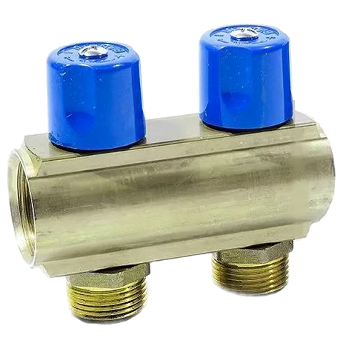 Колектор з вентилями Bianchi 232E06050D 1''x3/4'' з 2 виходами - фото