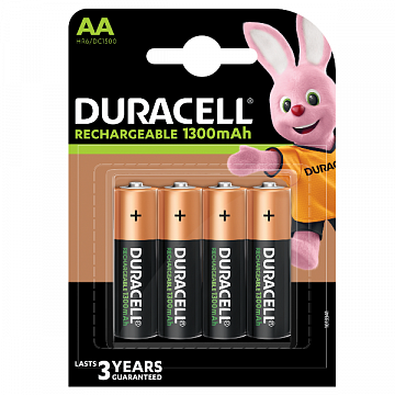 Аккумулятор Duracell Recharge AA 1300 мА·ч 4 шт - фото