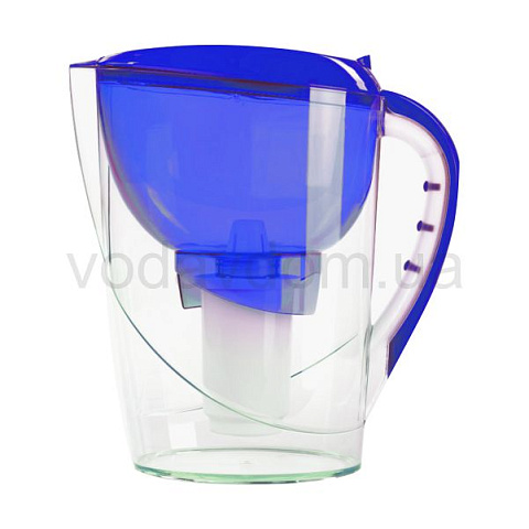 Фильтр-кувшин Гейзер Корус (синий) (кувшин + 2 картриджа) - фото