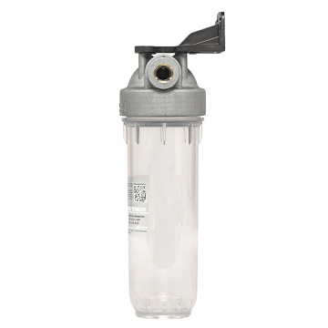 Фильтр-колба Atlas Filtri DP MONO SANIC (прозр.)  Ø1'' OT (латунь) 10'' 45°C 8bar KIT SA1380701 - фото