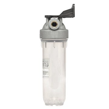 Фильтр-колба Atlas Filtri DP MONO SANIC (прозр.)  Ø1'' OT (латунь) 10'' 45°C 8bar KIT SA1380701 - фото