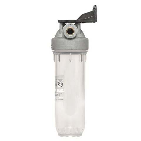 Фильтр-колба Atlas Filtri DP MONO SANIC (прозр.)  Ø1'' OT (латунь) 10'' 45°C 8bar KIT SA1380701 - фото