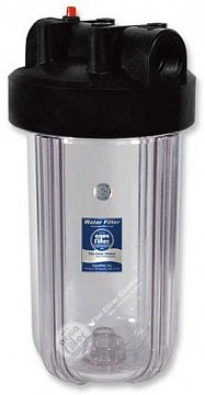 Прозорий корпус фільтри BigBlue 10'' Aquafilter FHBC10BB1/WF10BB1-CL - фото