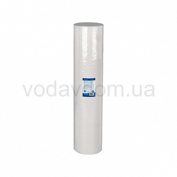 Фильтр механической очистки воды Aquafilter FH20B1-B-WB/PS G1'' (латунь) 10BB 45°C 8bar с манометром (картридж 5mcr) - фото