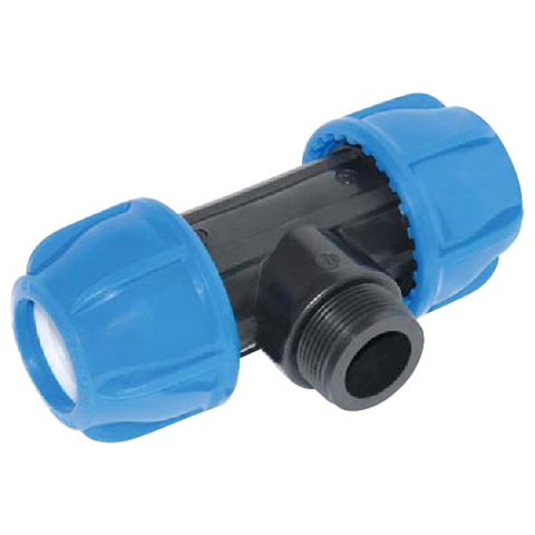 Трійник із зовнішньою різьбою Supra d20x1/2''ЗР - фото