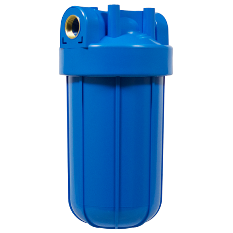 Фільтр для видалення заліза Aquafilter FH10B1-B-WB/FE G1'' (латунь) 10BB 45°C 8bar з манометром (картридж Aquafilter FCCFE10BB) - фото