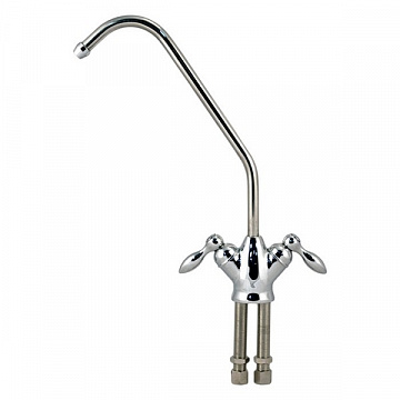 Кран для фильтра двойной (острая капля) Chanitex DFCH4-C - фото