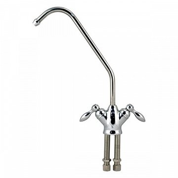 Кран для фильтра двойной (острая капля) Chanitex DFCH4-C - фото