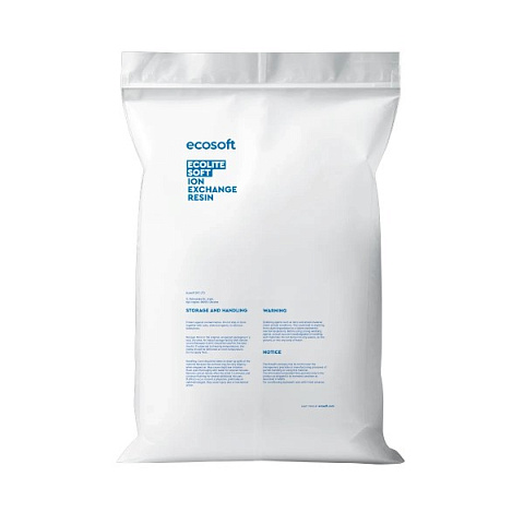 Ecosoft Ecolite Soft сильнокислотная ионообменная смола 25 л - фото