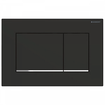 Смывная клавиша (панель) Geberit Sigma 30 черный матовый хром (115.883.14.1) - фото