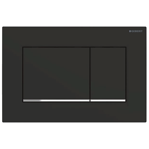 Смывная клавиша (панель) Geberit Sigma 30 черный матовый хром (115.883.14.1) - фото