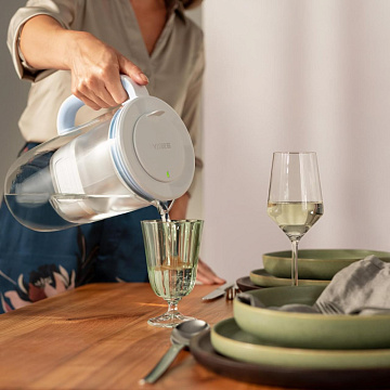 Скляний фільтр-глечик Brita Glass 2,5/1,5л з картриджем Maxtra Pro - фото