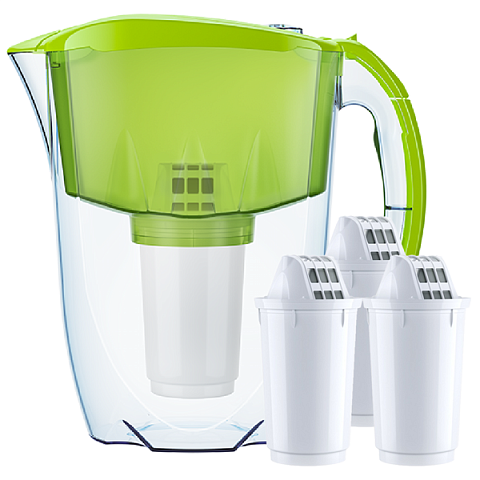 Фільтр-глечик Аквафор Арктик А5 зелений (глечик + 4 картриджа А5) - фото