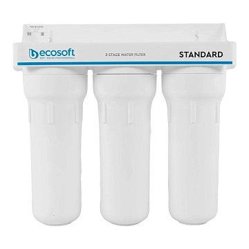 Проточний фільтр питної води Ecosoft Standard FMV3ECOSTD під кухонну мийку з краном питної води - фото
