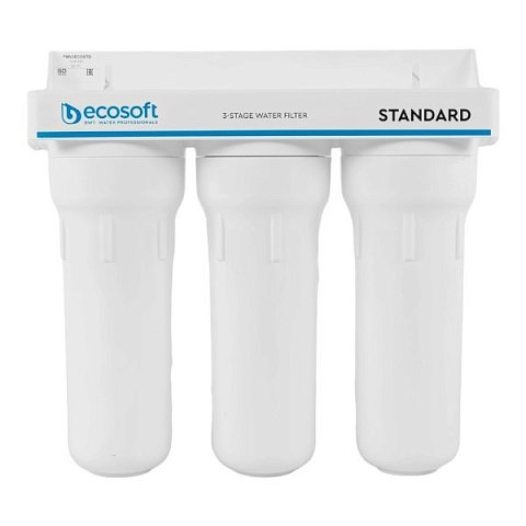 Проточный фильтр питьевой воды Ecosoft Standard FMV3ECOSTDпод кухонную мойку с краном питьевой воды - фото