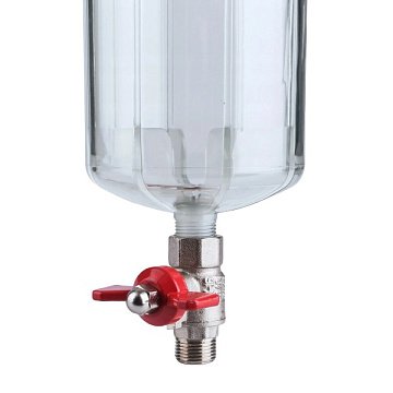 Промывной магистральный фильтр Aquafilter FHPR1-3V_R G1'' (латунь) 10'' 45°C 8bar без картриджа - фото