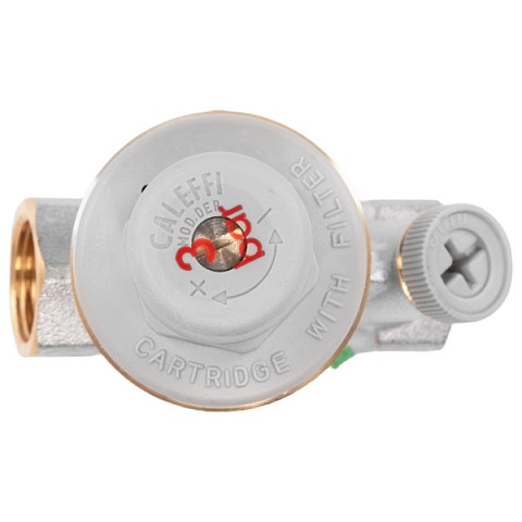 Редуктор зниження тиску Caleffi 533441H 1/2'' DN15 16бар 80°C зі з'єднанням для манометра - фото