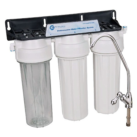 Проточний фільтр питної води Aquafilter FP3-2 під кухонну мийку з краном питної води - фото