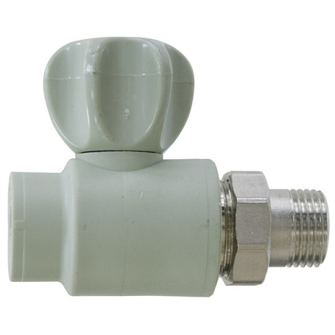 Кульовий кран для радіатора прямий KAS d20 мм (9633700) - фото