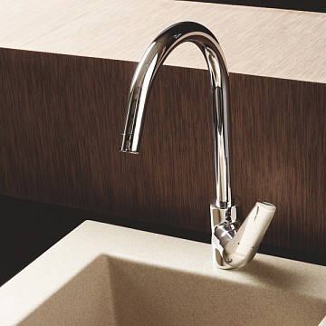 Змішувач для кухні FERRO DIJON BDJ4 (високий вилив) - фото