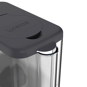 Фільтр-глечик Ecosoft Slim сірий 3,5/1,7л FMVSLIMBKECO - фото