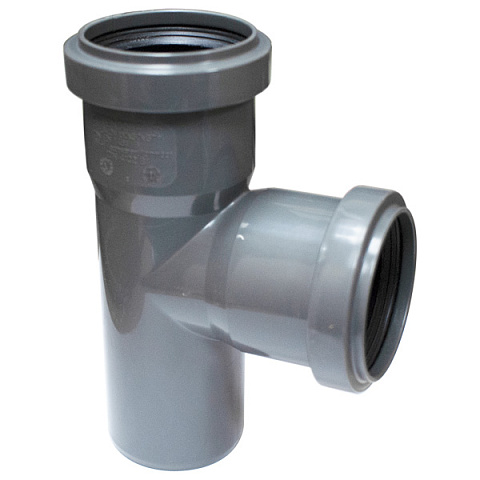 Каналізаційний трійник Ostendorf ПП d32хd32 кут 87° (110400) - фото