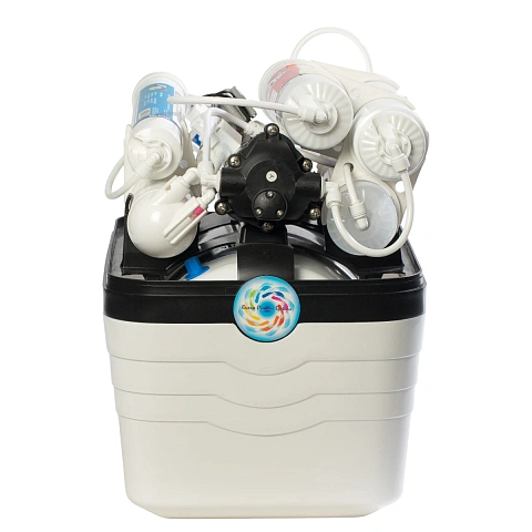 Система зворотного осмосу 5-ти ступенева FIl Tek LITE ONE P с помпой (металевий бак - 2,2g, кран - модерн, мембрана - 80 gpd) - фото