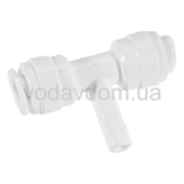 Тройник 4MST4(A4TR4) 1/4'' Ø6мм (трубка- стержень-трубка) - фото