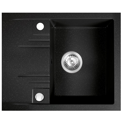 Кухонна мийка з граніту Ferro Mezzo II DRGM/48/58HA - фото