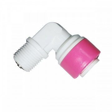 Фитинг угловой с обратным клапаном A4ME2-CV-W (G1/8'' - трубка Ø6мм) - фото