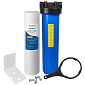 Магистральный фильтр для воды Aqualite FH20BB G1'' 45°C 8bar (с картриджем 5mcr) - фото