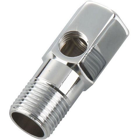 Трійник (врізка) 3/8''ЗР-3/8''ВР-1/4''ВР (для підключення фільтра 3/8'') - фото