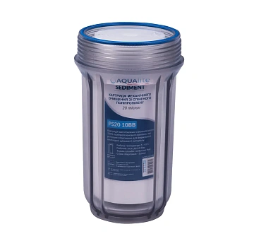 Картридж поліпропіленовий Aqualite PS20M10BB Ø108x255мм 20mcr 45°C (очищення від механічних домішок) - фото