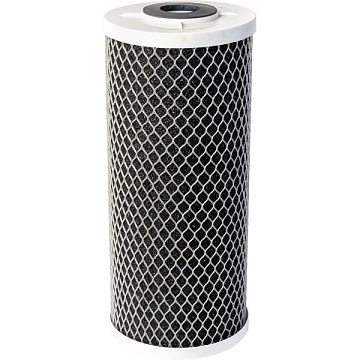  Картридж із пресованим активованим вугіллям Aquafilter FCCBL10BB Ø107x250мм 45°C (очищення від хлору та органічних забруднень) - фото