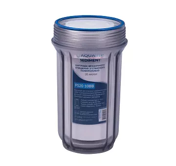 Картридж поліпропіленовий Aqualite PS20M10BB Ø108x255мм 20mcr 45°C (очищення від механічних домішок) - фото