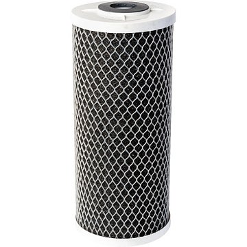  Картридж із пресованим активованим вугіллям Aquafilter FCCBL10BB Ø107x250мм 45°C (очищення від хлору та органічних забруднень) - фото