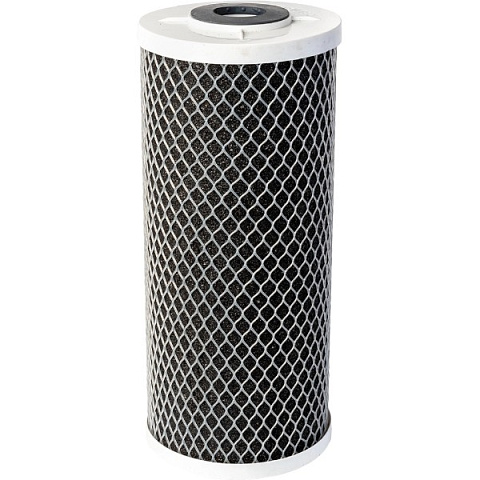  Картридж із пресованим активованим вугіллям Aquafilter FCCBL10BB Ø107x250мм 45°C (очищення від хлору та органічних забруднень) - фото