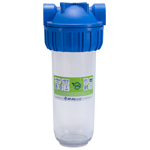 Корпус фильтра для воды Atlas Filtri Senior Plus 3P AFO BX TS 3/4'' (специальный картридж) - фото