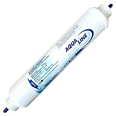 Вугільний постфільтр Aqualine GAC-10x2L-QC (трубка Ø6мм) для систем зворотного осмосу - фото