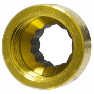 Латунний подовжувач ВР-ЗР General Fittings 1/2'' 15 мм - фото