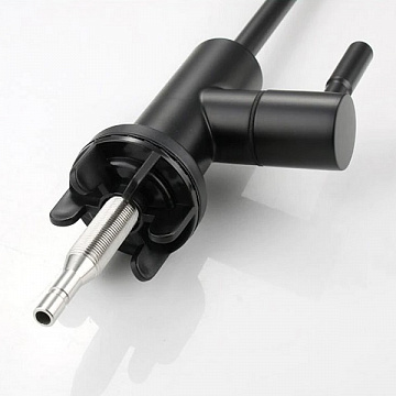 Кран для фильтра Aqualite Modern SUS1 Black (нержавейка) - фото