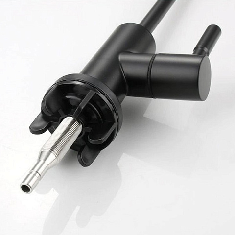 Кран для фильтра Aqualite Modern SUS1 Black (нержавейка) УЦЕНКА - фото