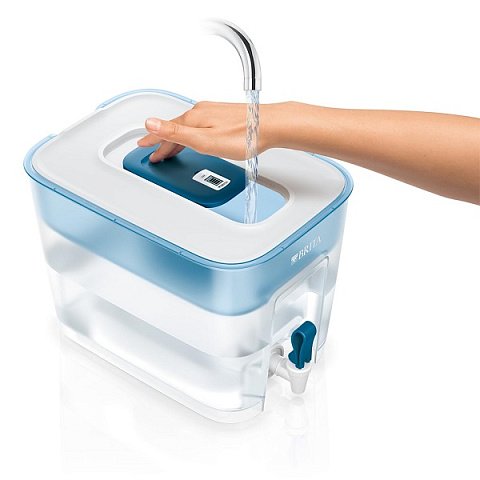 Фильтр диспенсер для воды Brita Flow Memo 8.2/5.2л с картриджем Maxtra (электронная индикация) - фото